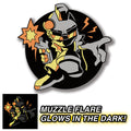 2BDamned - Night Watch Pin GLOWS IN THE DARK *LIMITED STOCK*