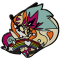 Queen Bee - Beelzebub Rainbow - Enamel Pin *LIMITED STOCK*