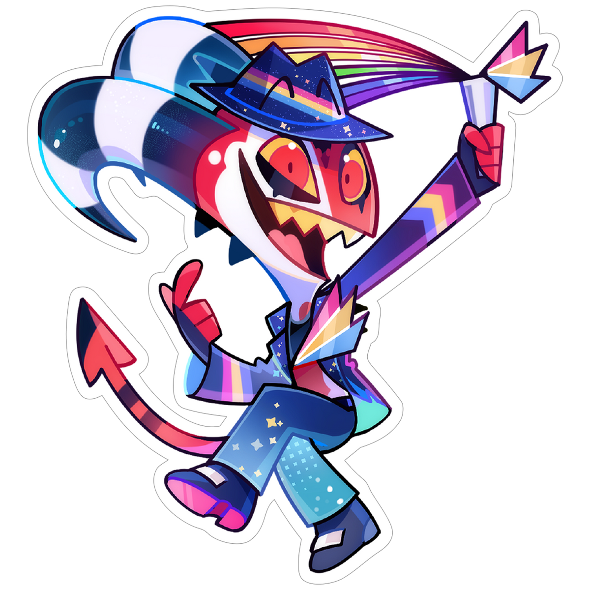 Chibi Pride Blitz Sticker