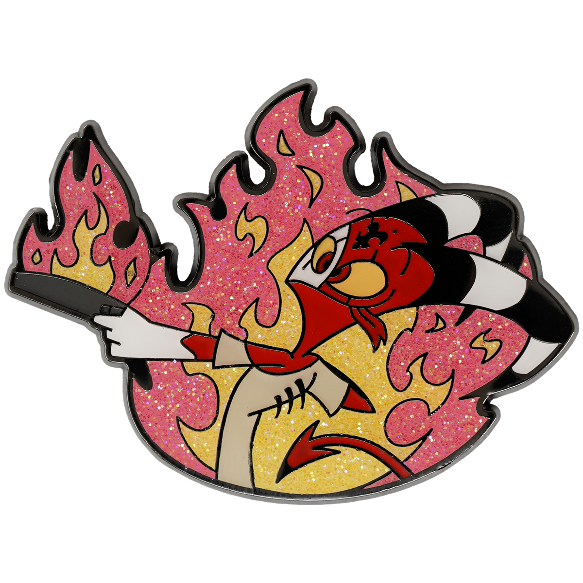 Breakfast Blitz - Glitter Enamel Pin *LIMITED STOCK*