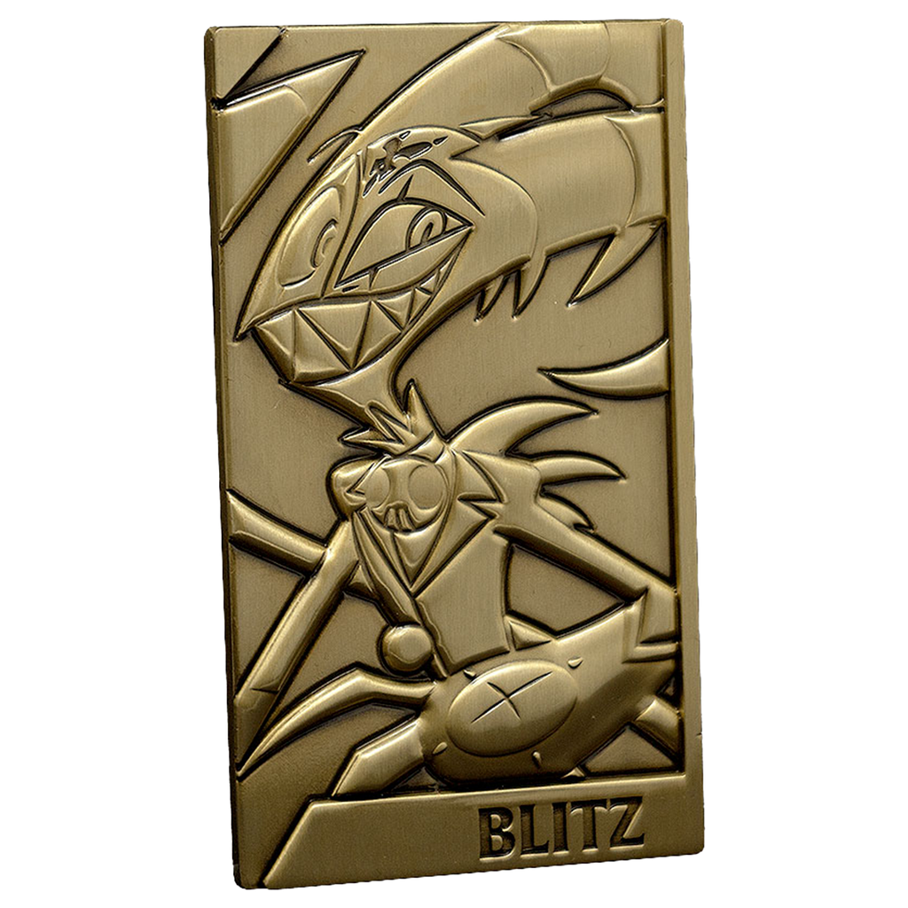 Blitz Gold Plated Metal Collectible Card *CLEARANCE*