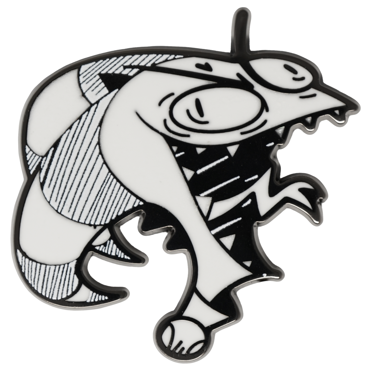 Sketchy Blitz Laugh Pin