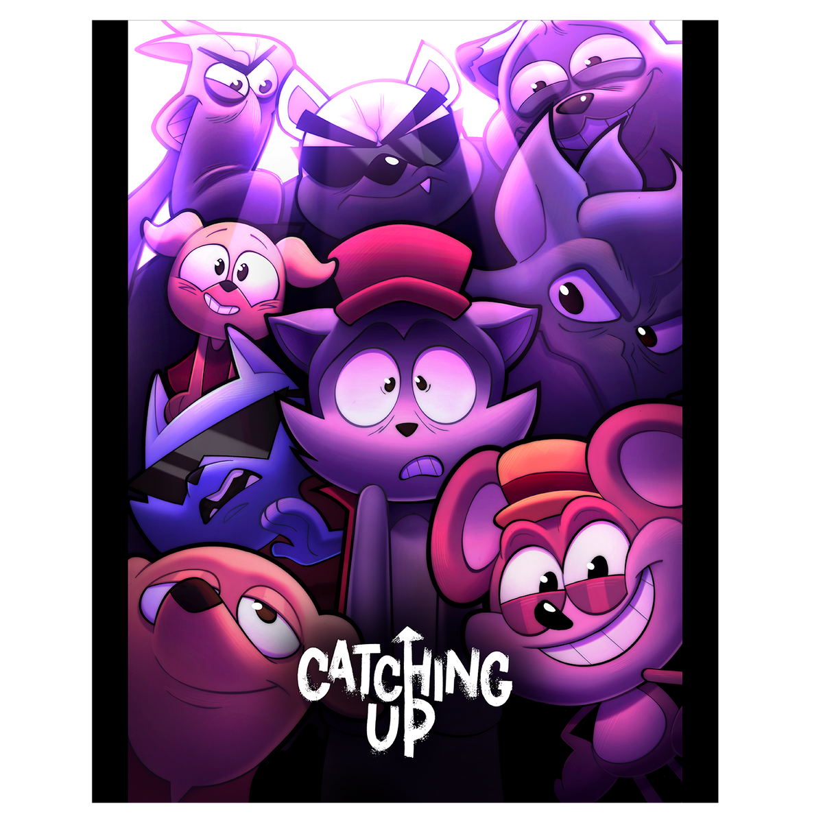 Catching Up Group Poster Print