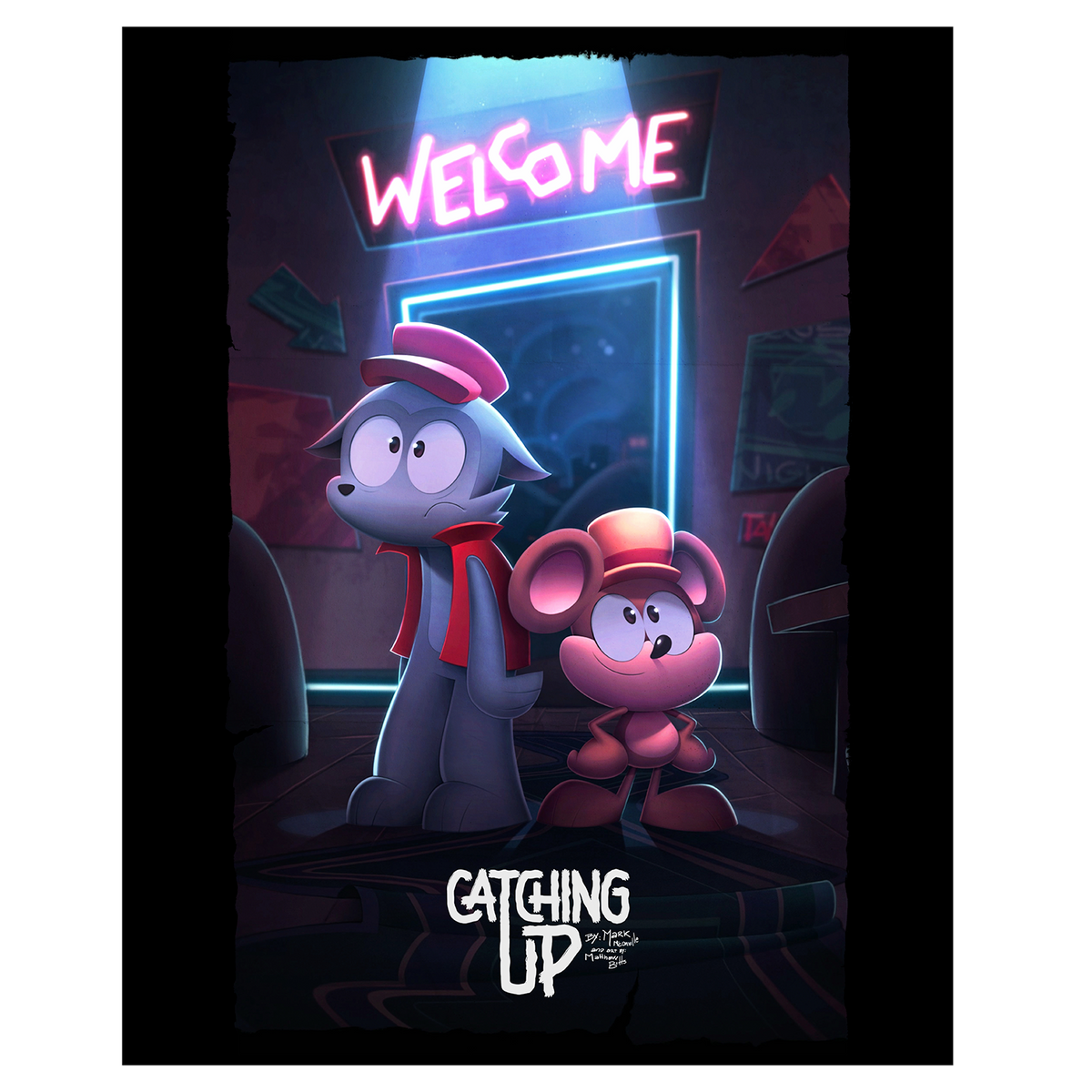 Catching Up Poster Print