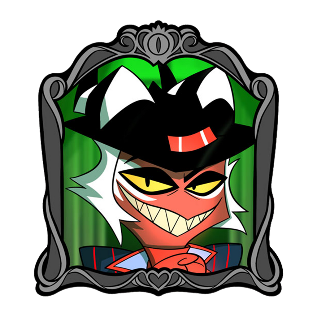 Crimson Changing Portrait - Lenticular Pin *CLEARANCE*