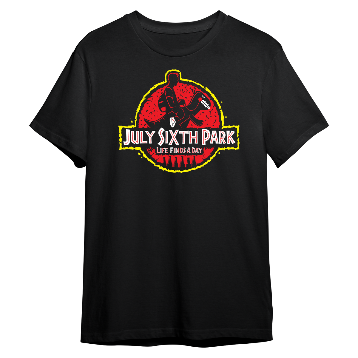 July Sixth Park Dino Ride T-Shirt