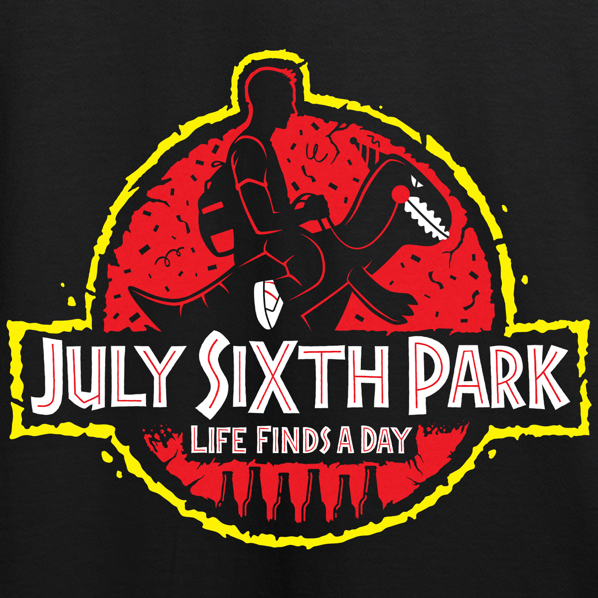 July Sixth Park Dino Ride T-Shirt
