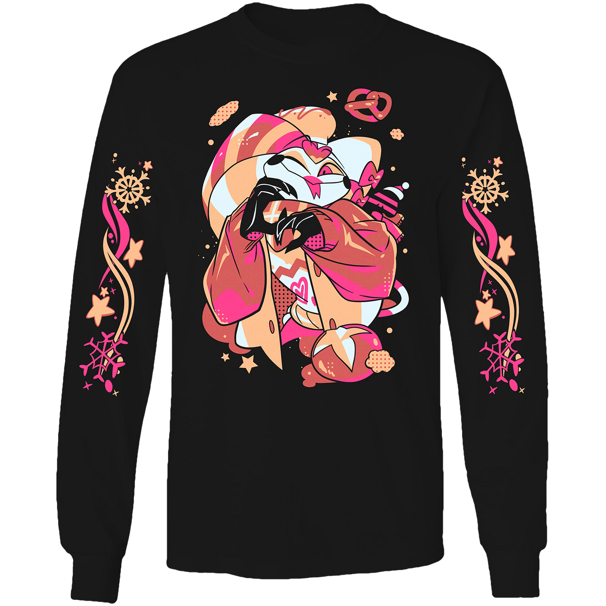 Long Sleeve Shirt - Fizz - Cozy Winter w/Printed Sleeves *LAST ONE*