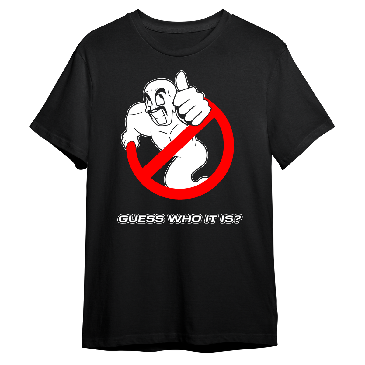 Guess Who It Is? T-shirt (GLOWS IN THE DARK)