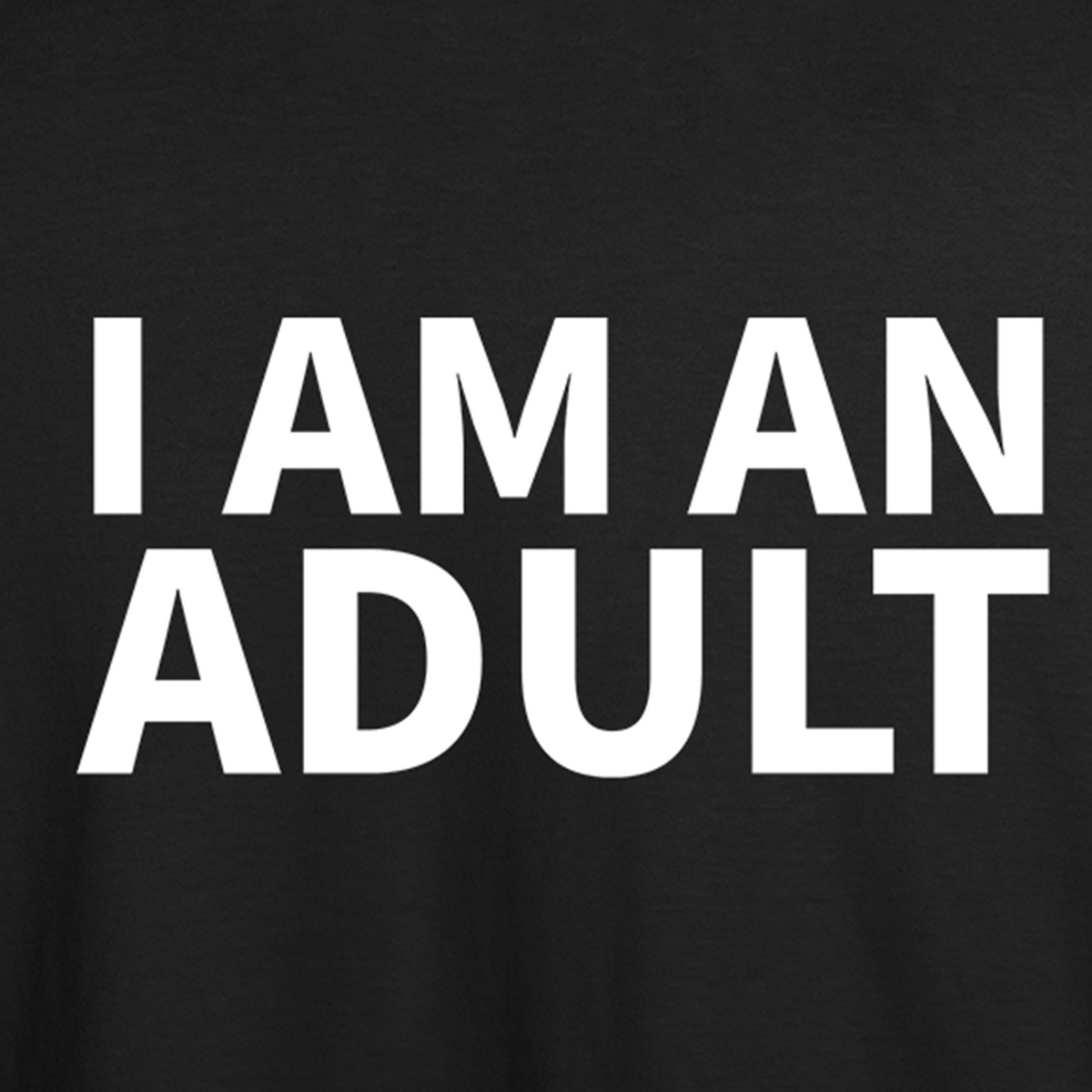I Am An Adult T-shirt