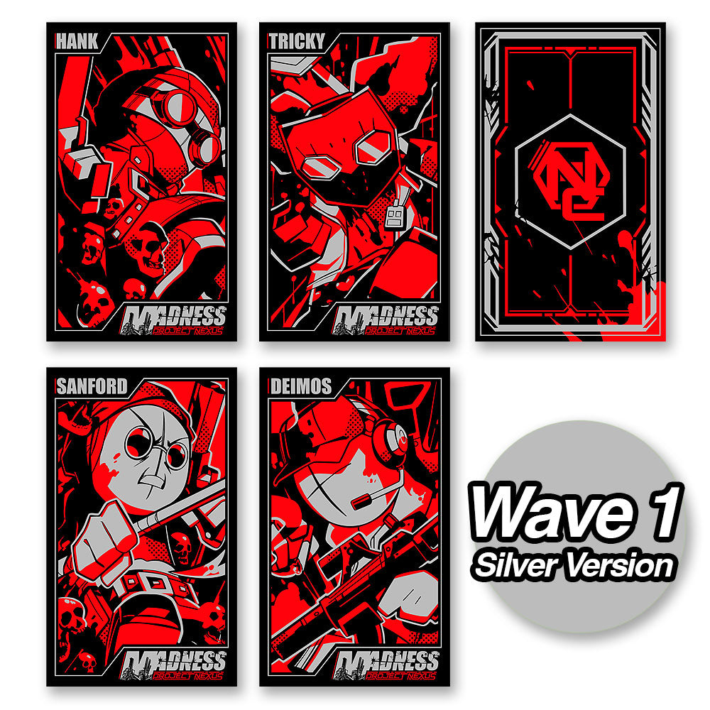 MADNESS: Project Nexus - Metal Card Set Series 1 Wave 1 Silver *LAST CHANCE*