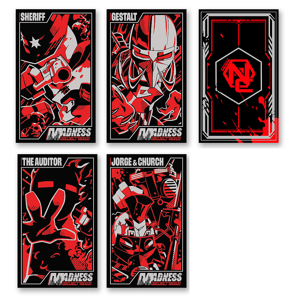 MADNESS: Project Nexus - Metal Card Set Series 3 *LAST CHANCE*