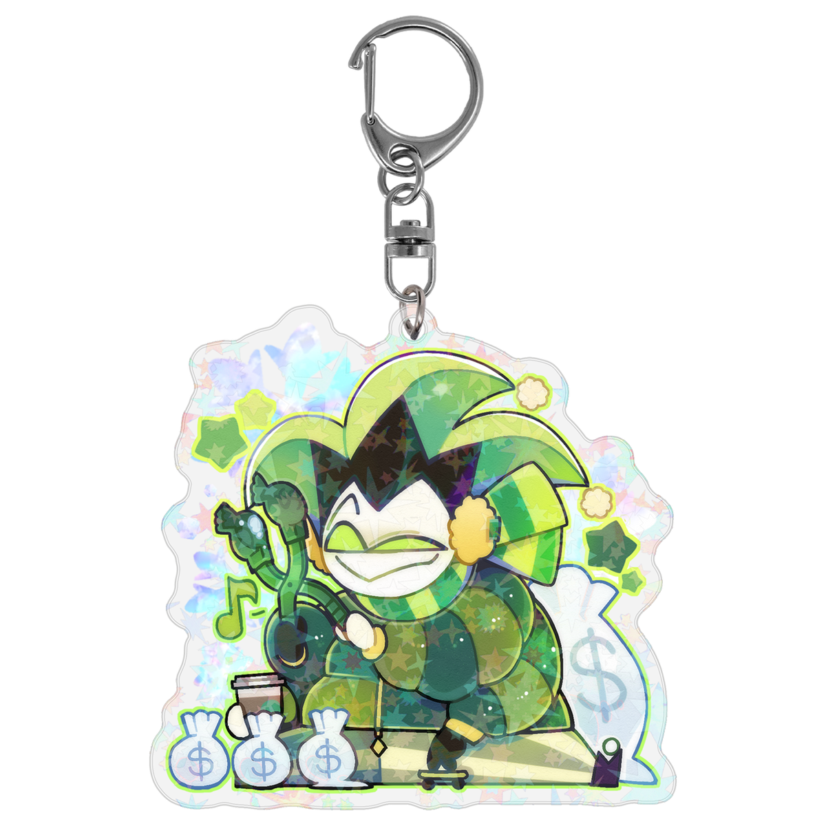 Mammon - Cozy Winter - Holographic Keychain *LIMITED STOCK*