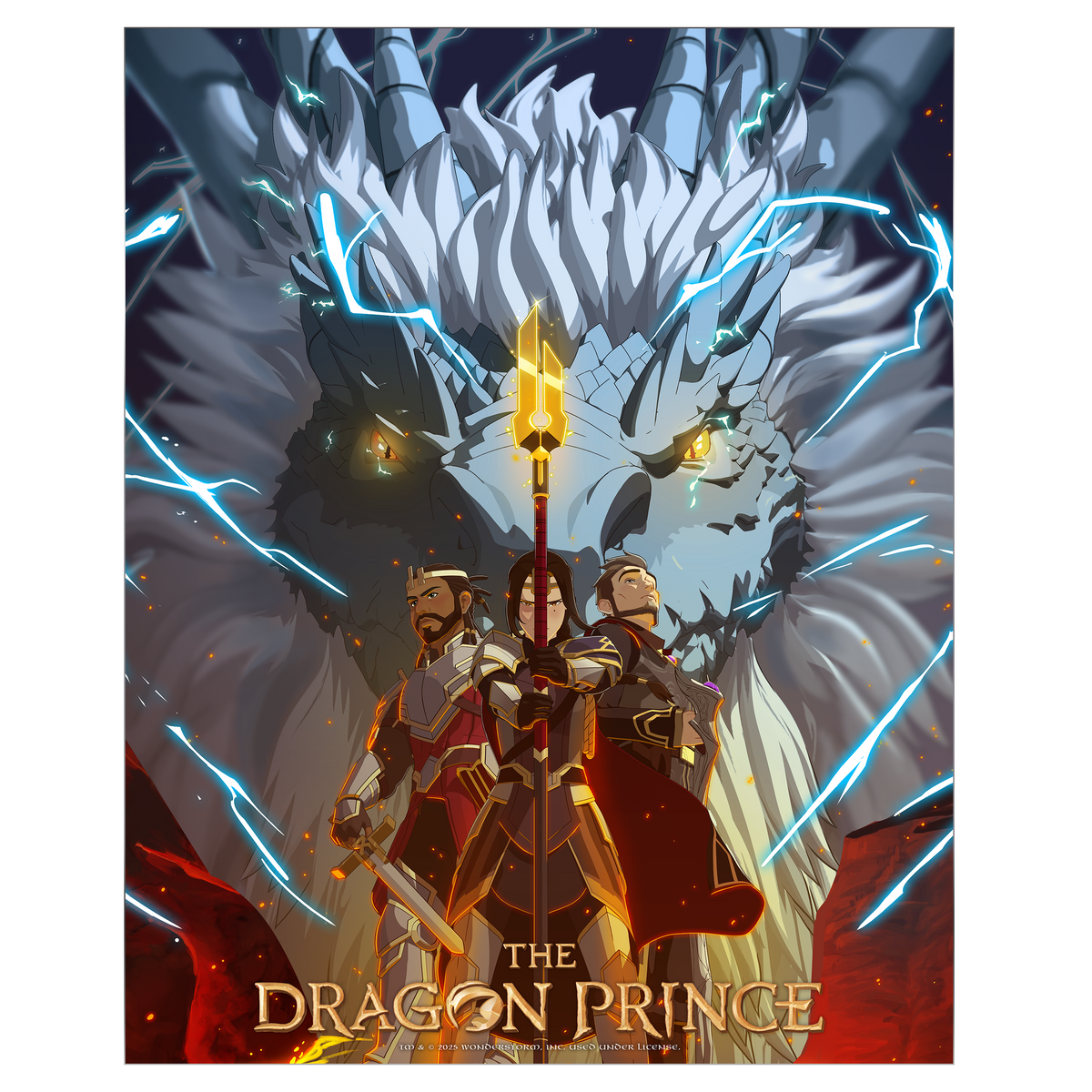 Defending The Border: The Dragon Prince Metal Poster / Print
