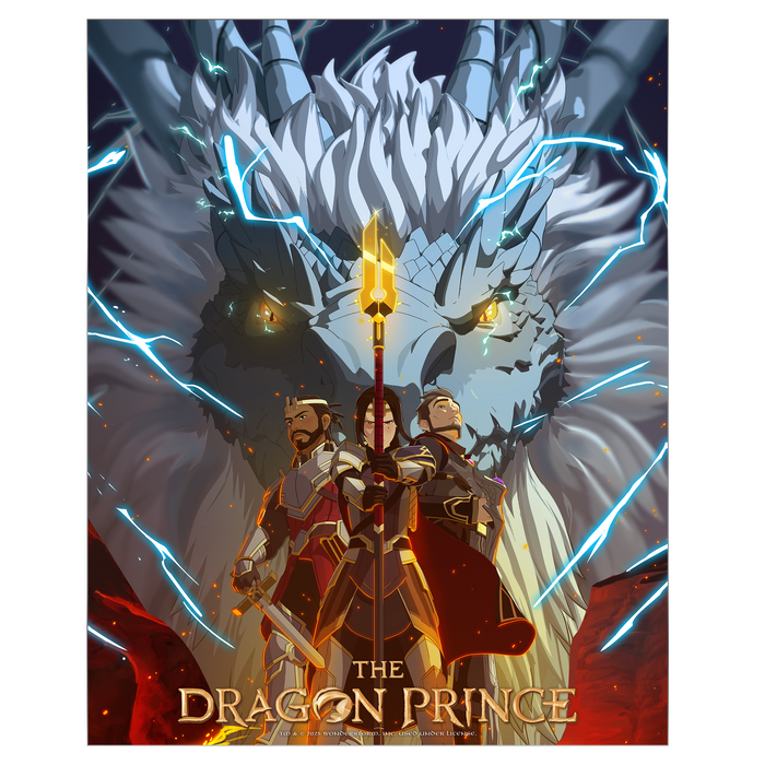 Defending The Border: The Dragon Prince Metal Poster / Print