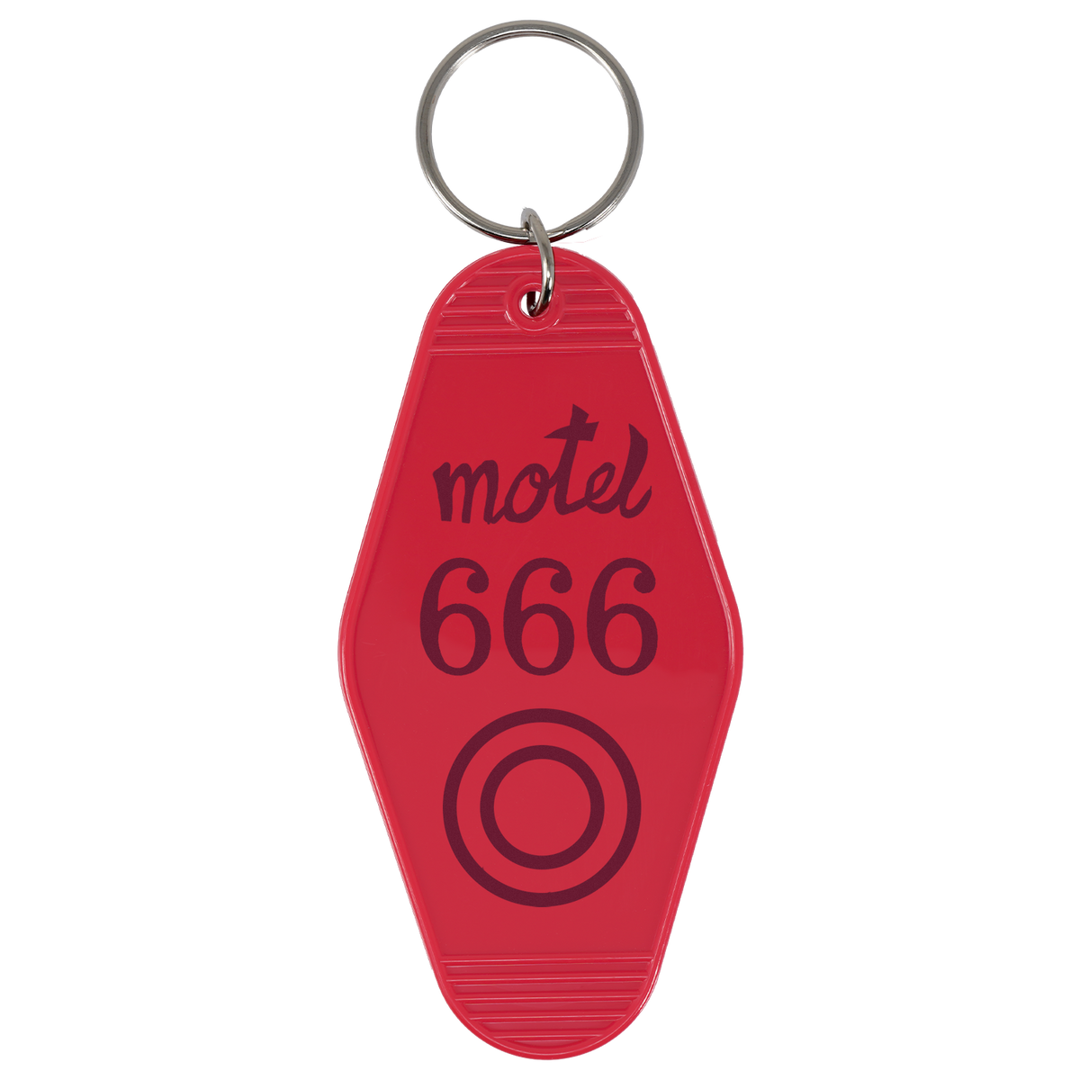 Motel 666 Keychain