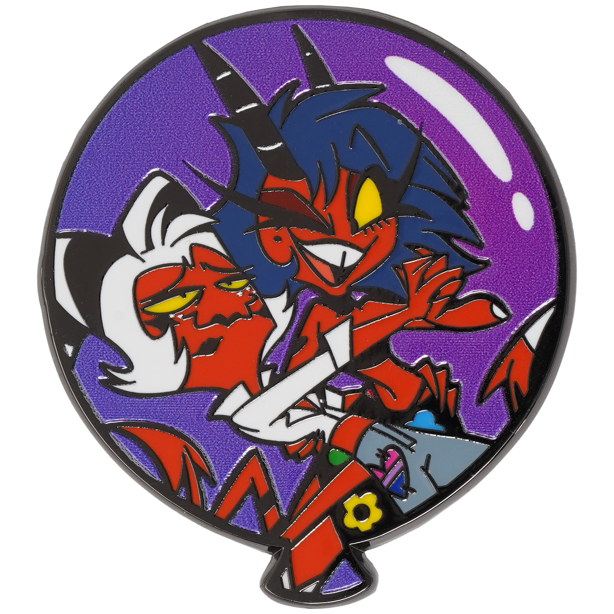 Moxxie & Millie - Pride Balloon Enamel Pin *LIMITED STOCK*