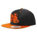 Newgrounds Logo by Zals (Vibrant Orange) Snapback Hat