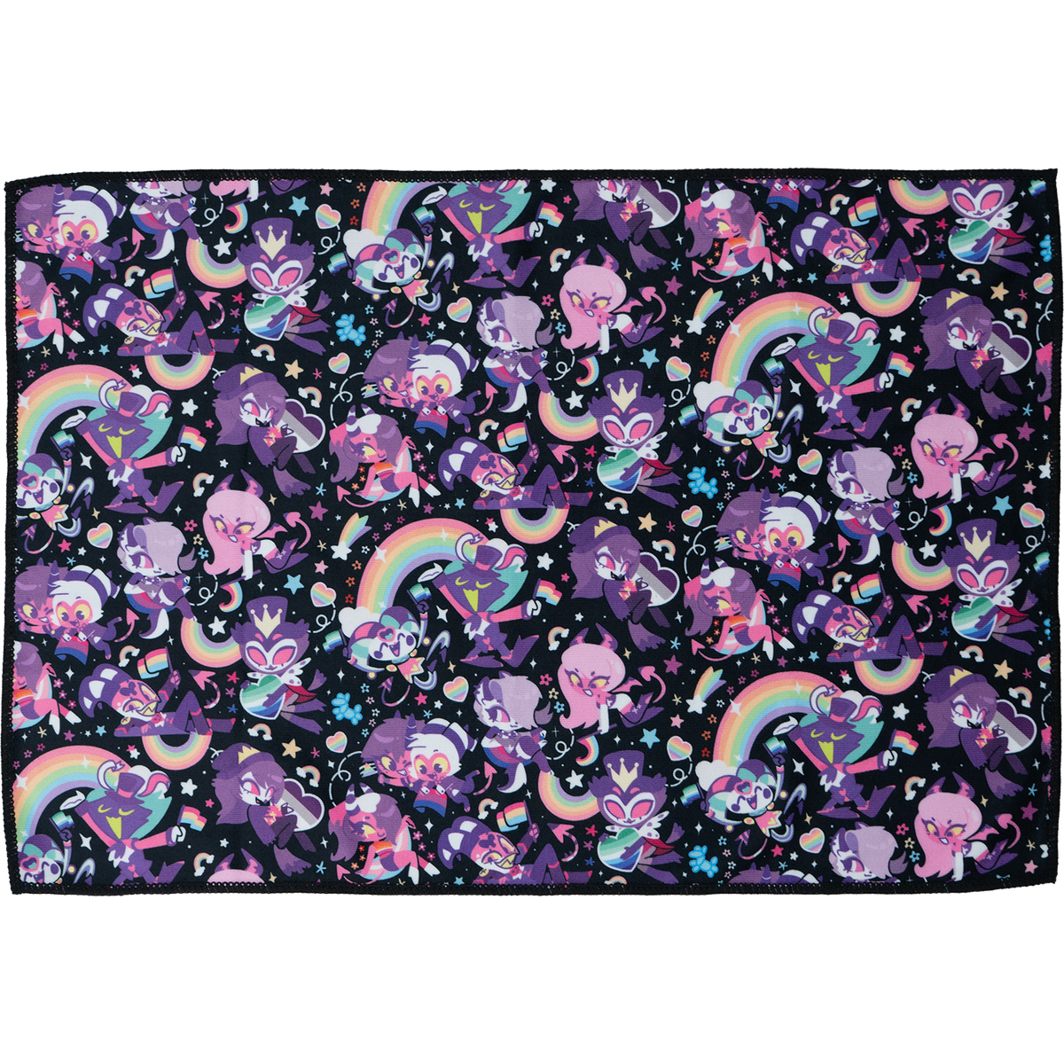 Helluva Boss Chibi Pride Pattern Hand Towel *LIMITED STOCK*