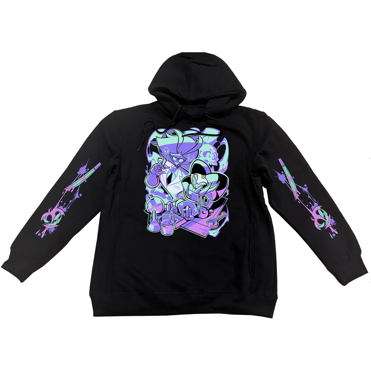 Pullover Hoodie - Ozzie Halloween Slasher w/Printed Sleeves *LAST ONE*