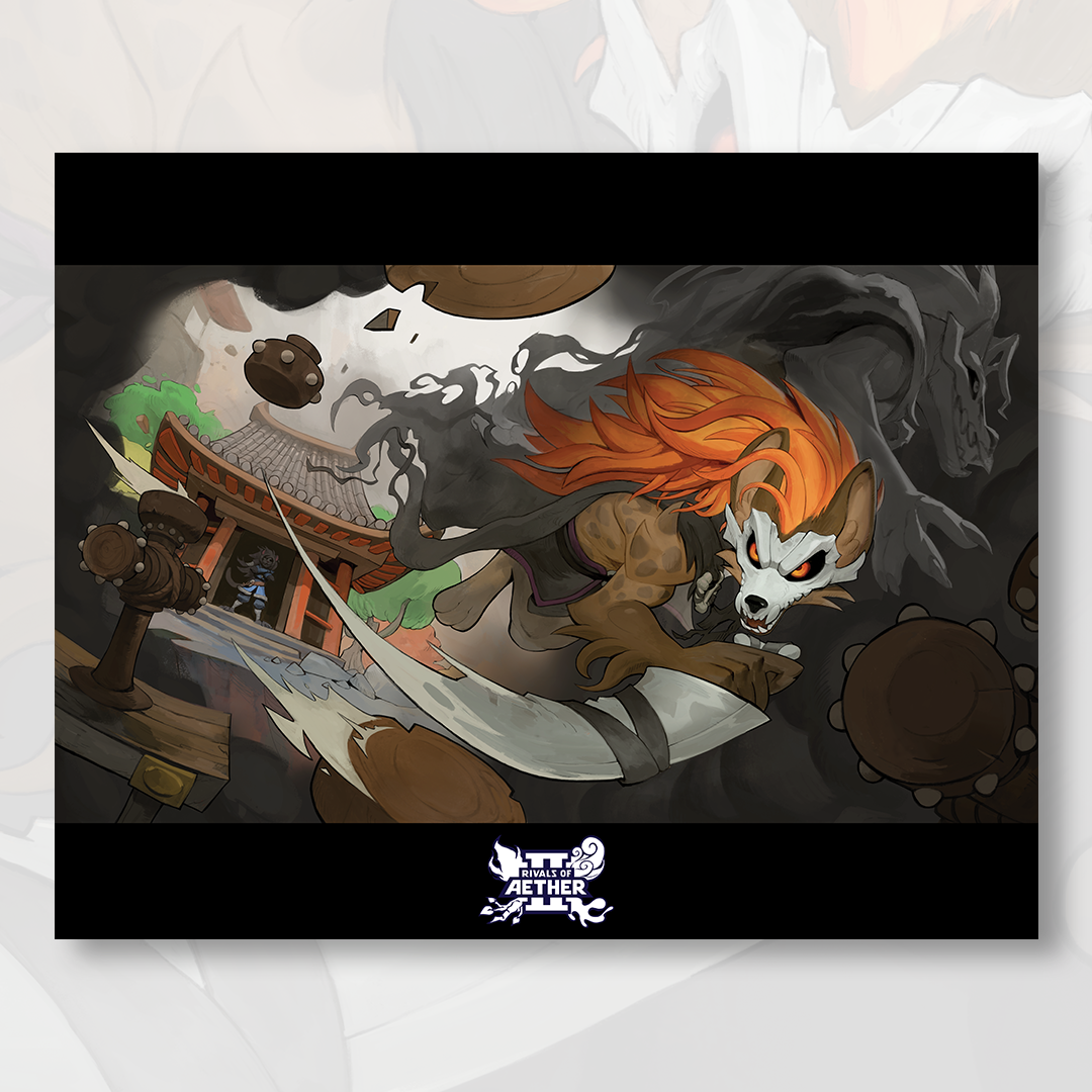 Rivals of Aether 2 - Forsburn Poster Print