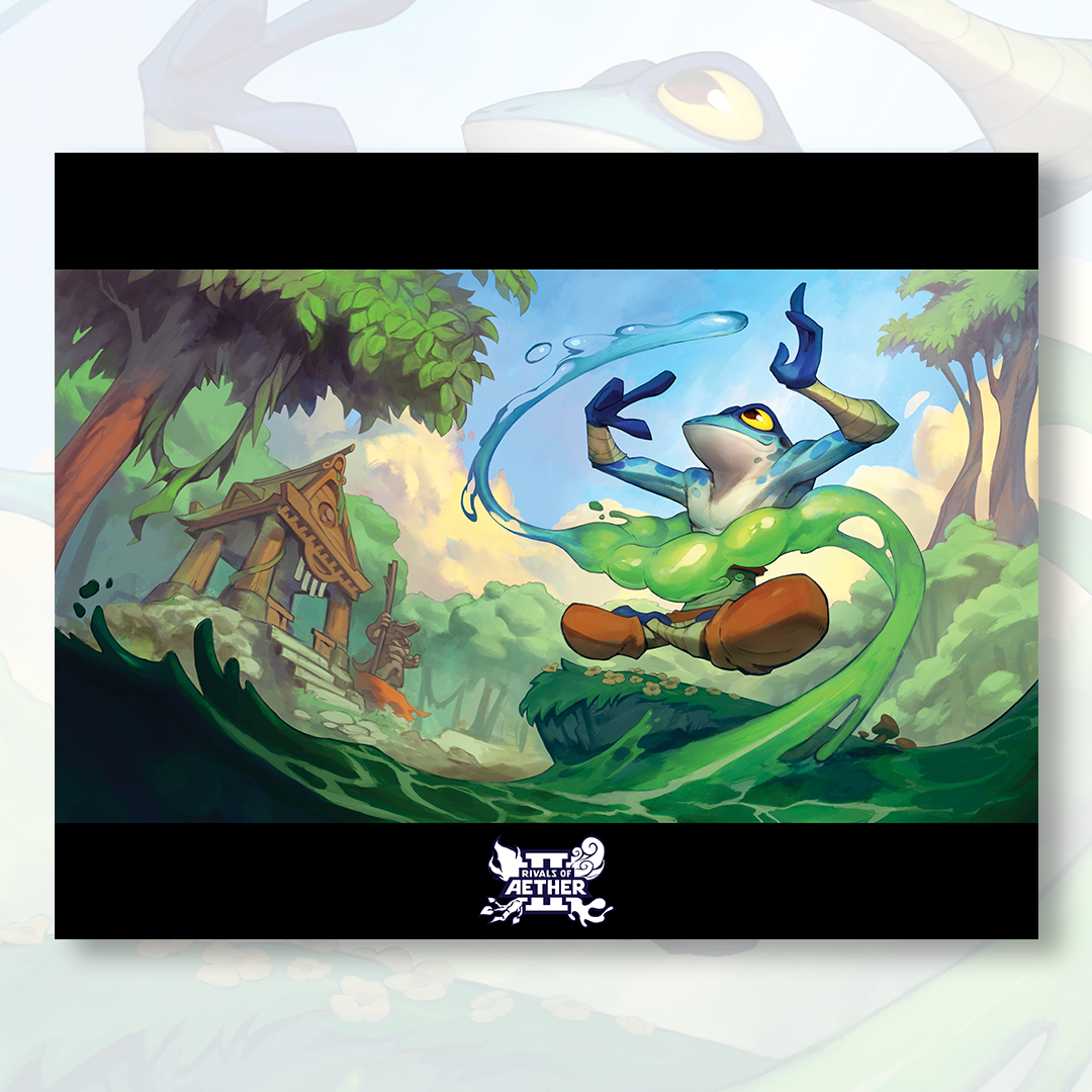 Rivals of Aether 2 - Ranno Poster Print