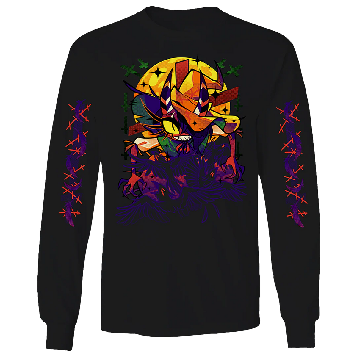 Long Sleeve Shirt - Sallie May Halloween 2024 w/Printed Sleeves *LAST CHANCE*