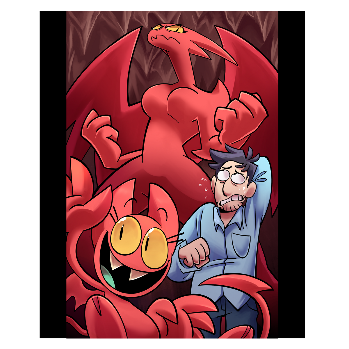 Satina Family Portrait - Poster Print