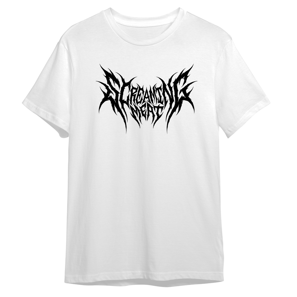 Screaming Meat Logo (White)