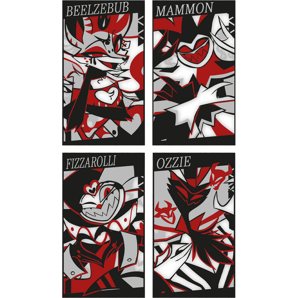 Helluva Boss Collectible Metal Cards - Series 2 - Wave 3 SILVER *CLEARANCE*