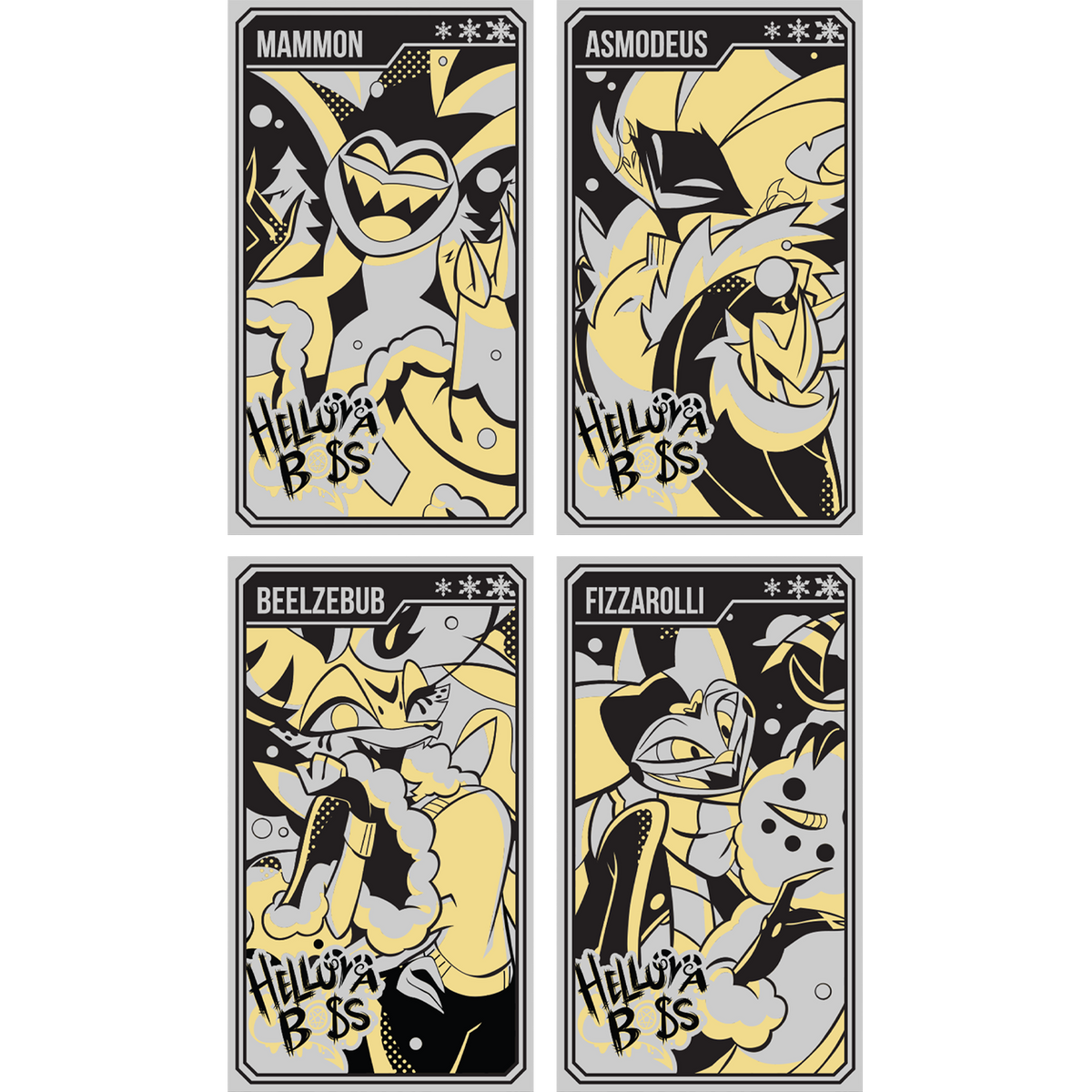 Helluva Boss Collectible Metal Cards - Winter 2024 - Wave 3 *CLEARANCE*