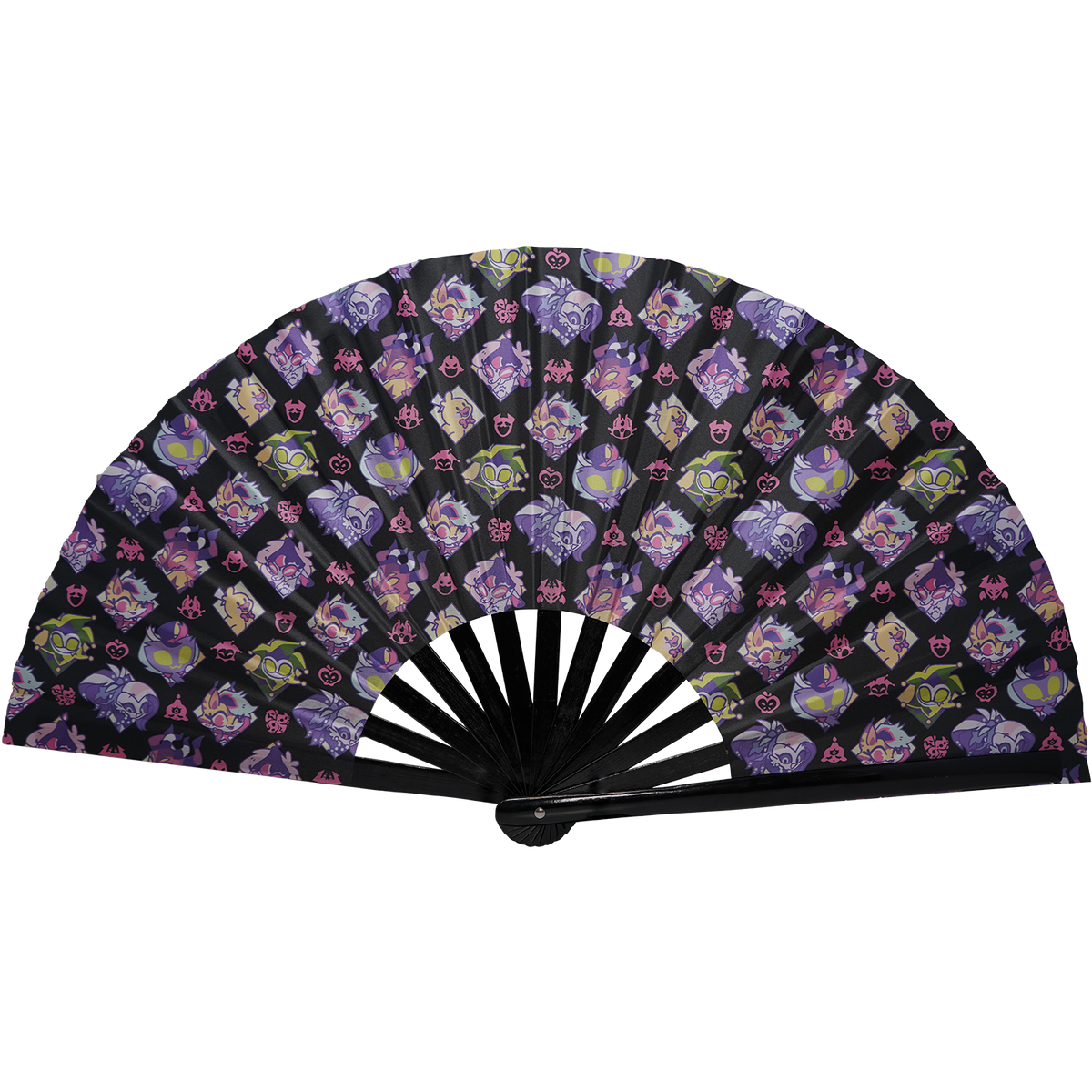 Sins Pattern Clacker Fan *LIMITED STOCK*