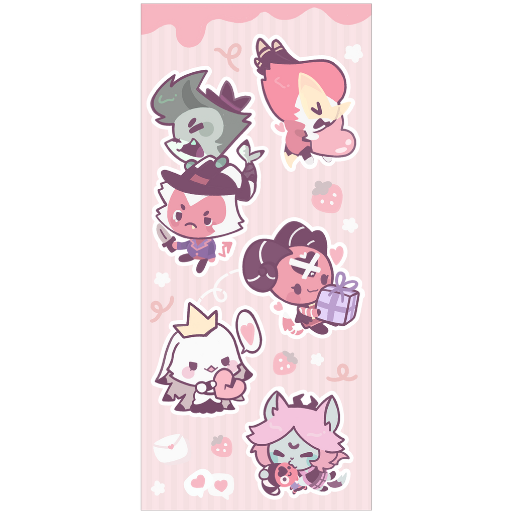 From Helluva Boss with Love Mini Chibi Sticker Set *LAST CHANCE*