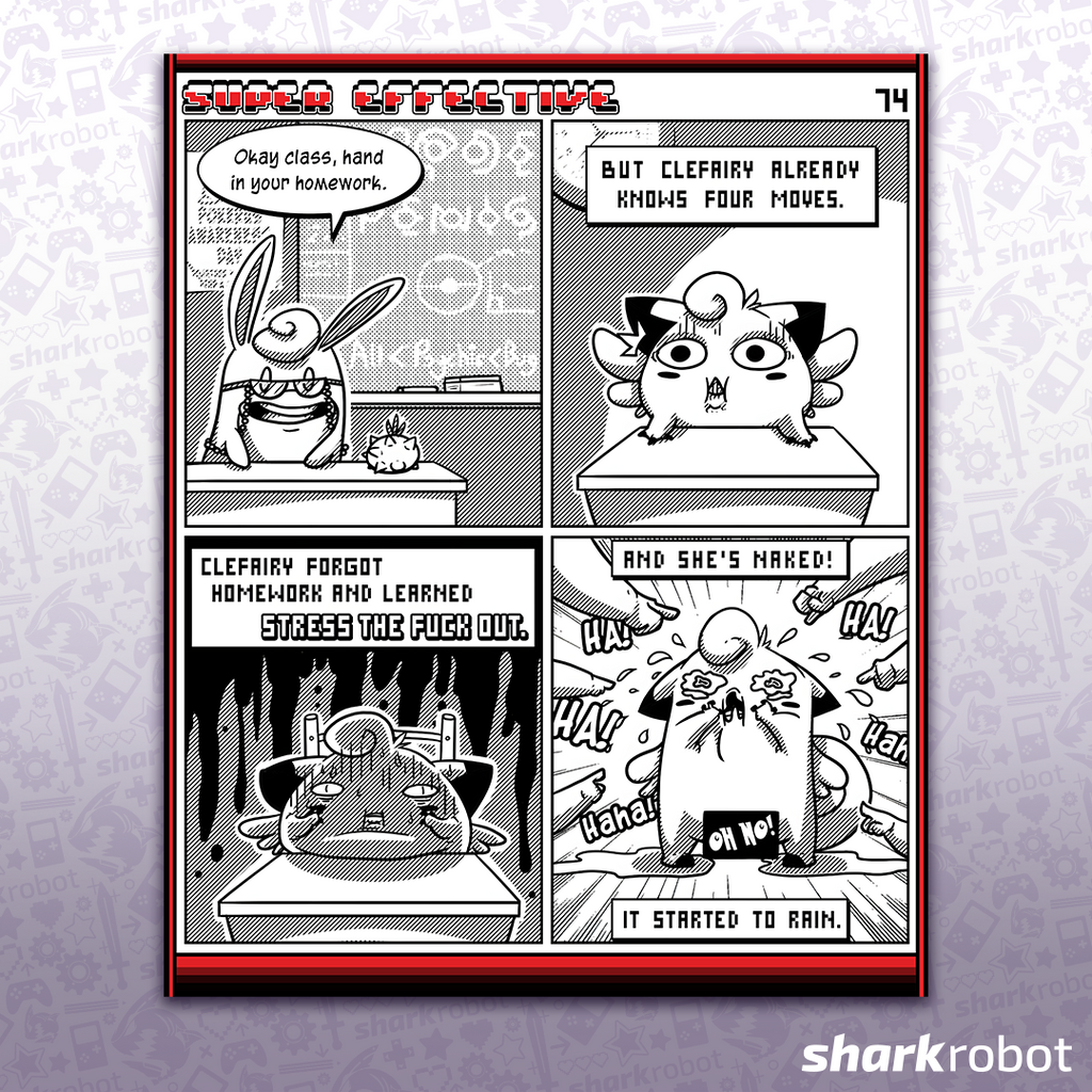 Super Effective Comic Print