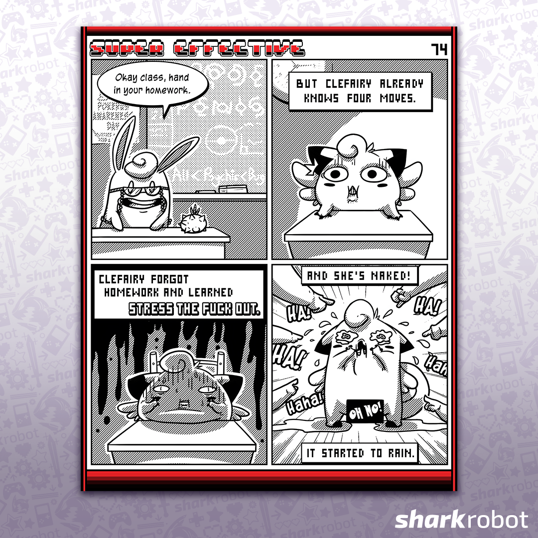 Super Effective Comic Print