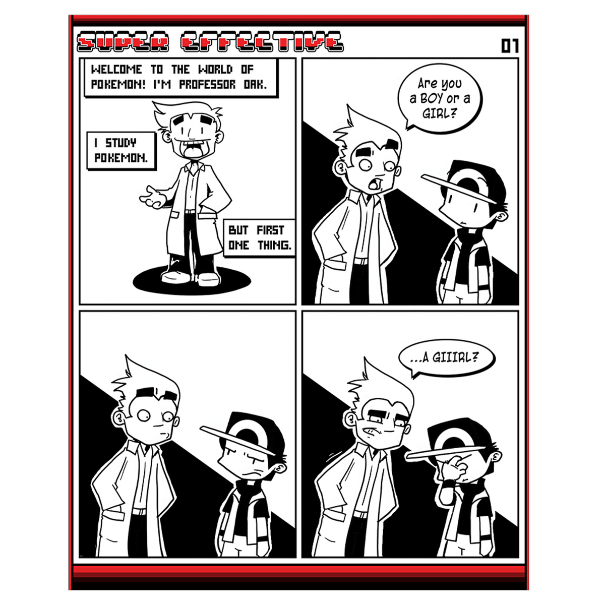 Super Effective Comic Print