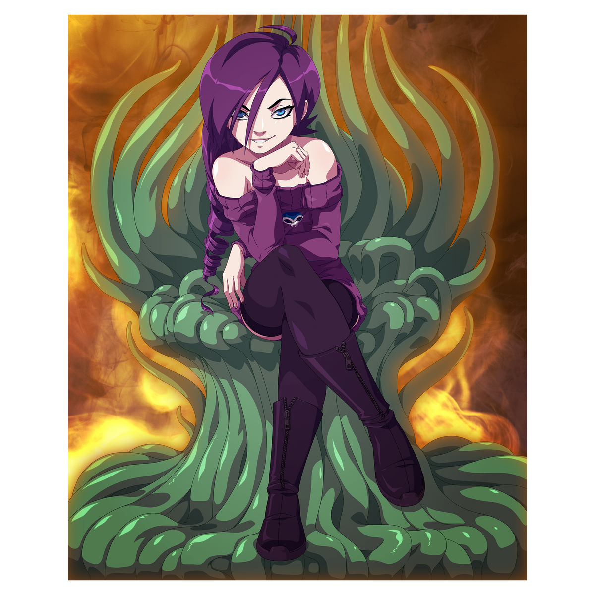 Tentacle Queen (Safe For Work) - Poster Print