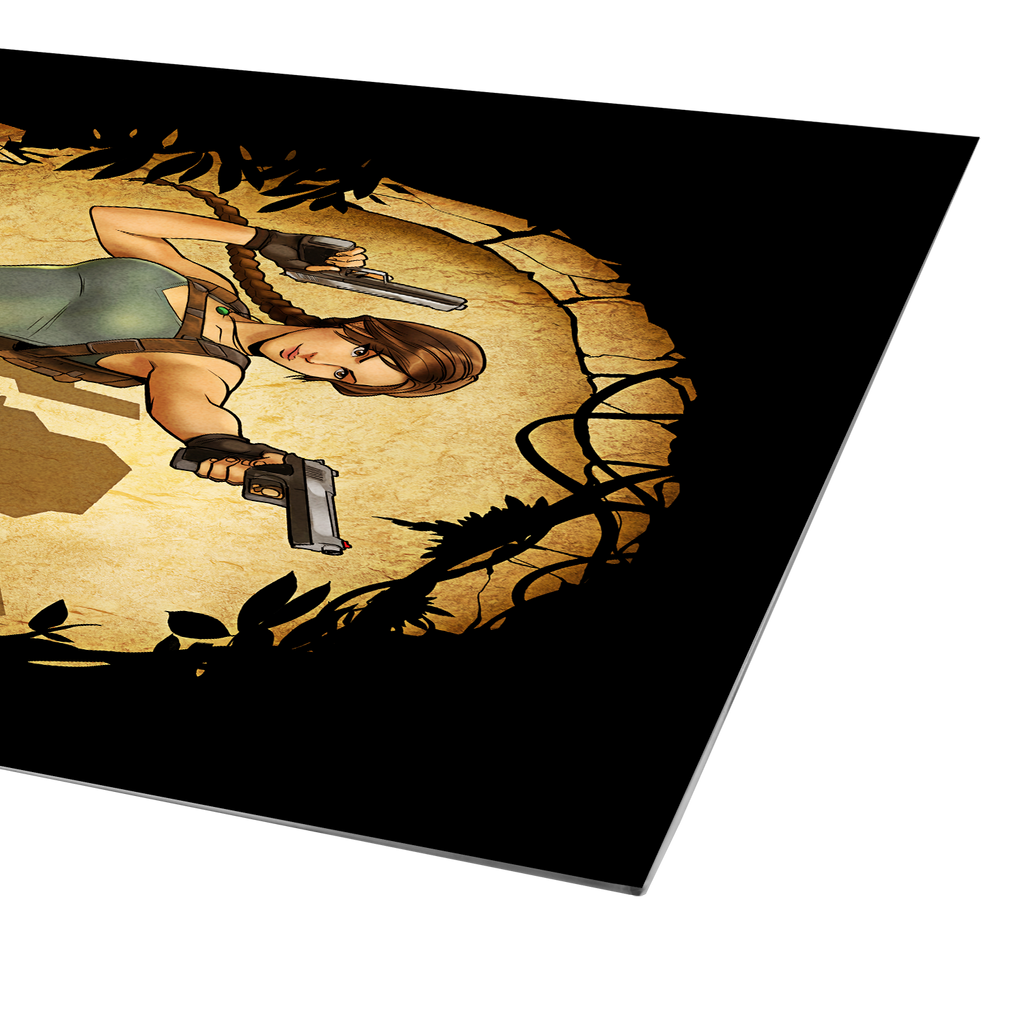Lara 30th Polygonal History Metal Print