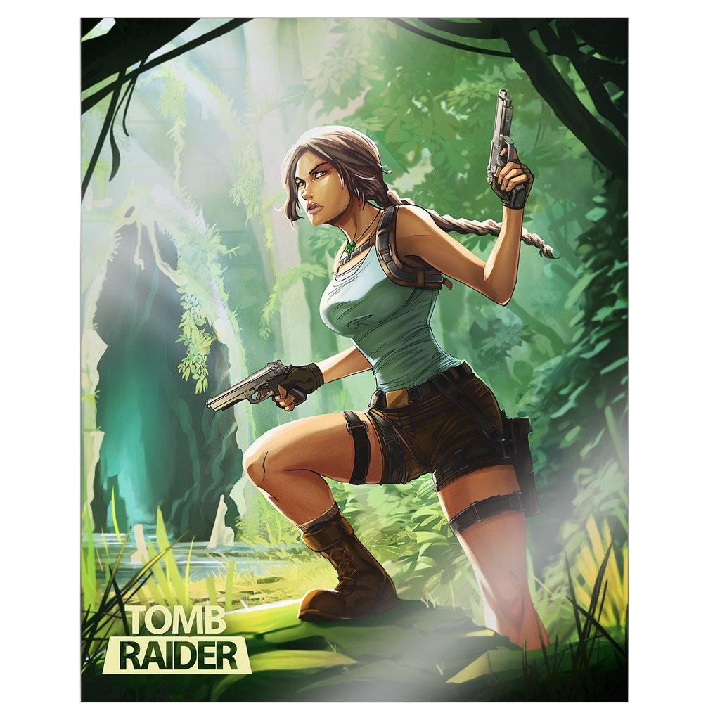 Tomb Raider Metal Print