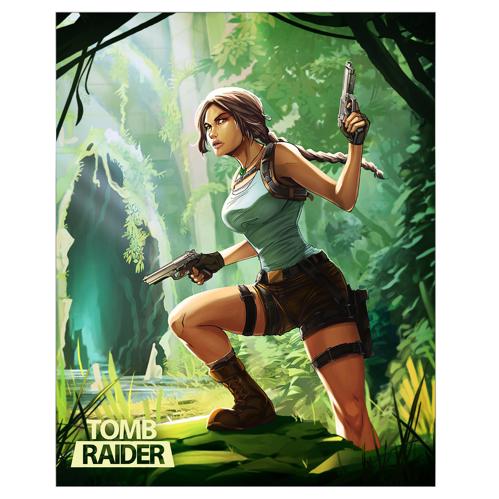 Tomb Raider Metal Print