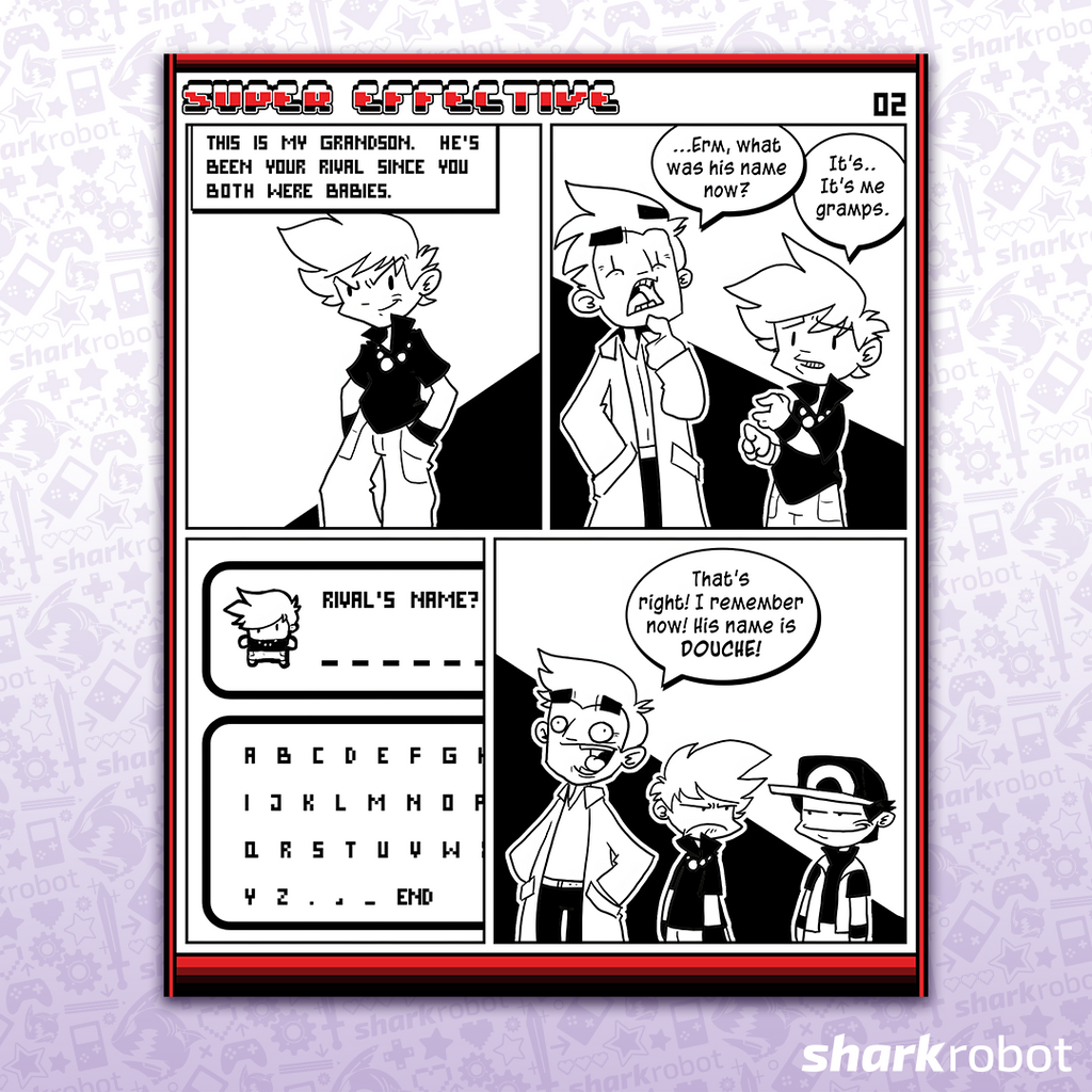 Super Effective Comic Print