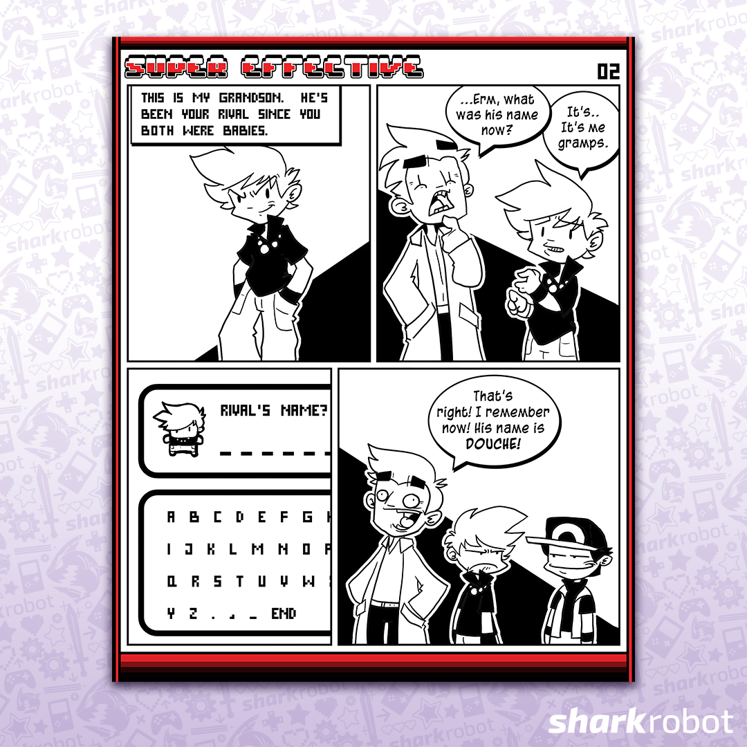 Super Effective Comic Print