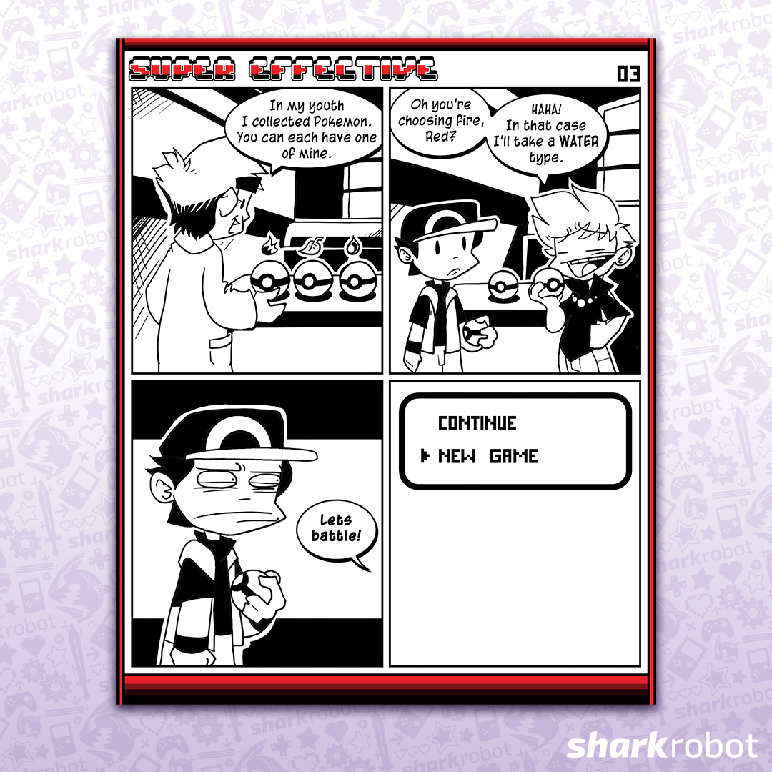 Super Effective Comic Print