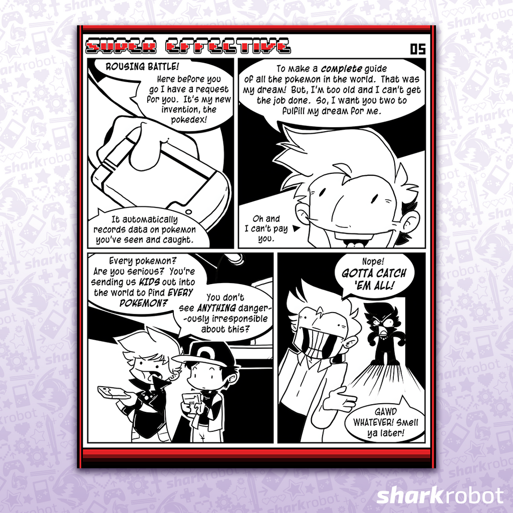 Super Effective Comic Print