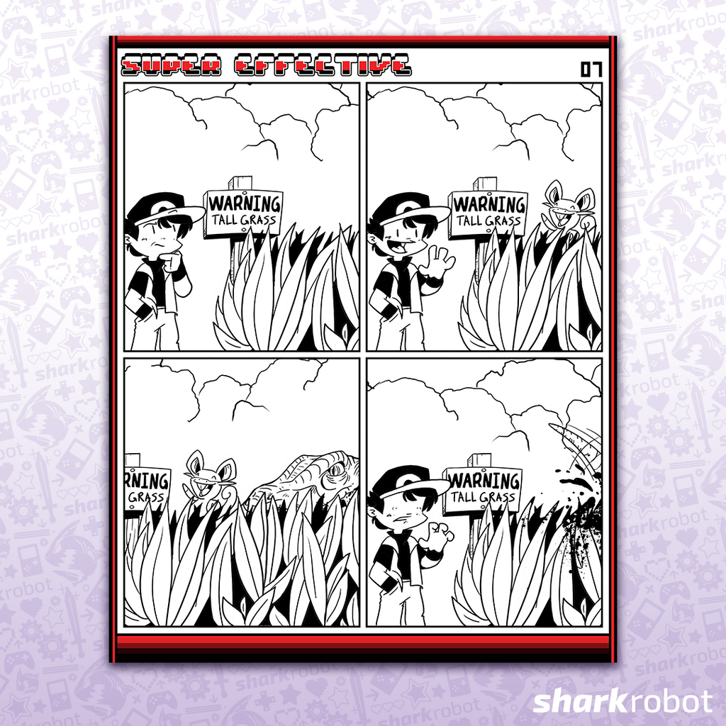 Super Effective Comic Print