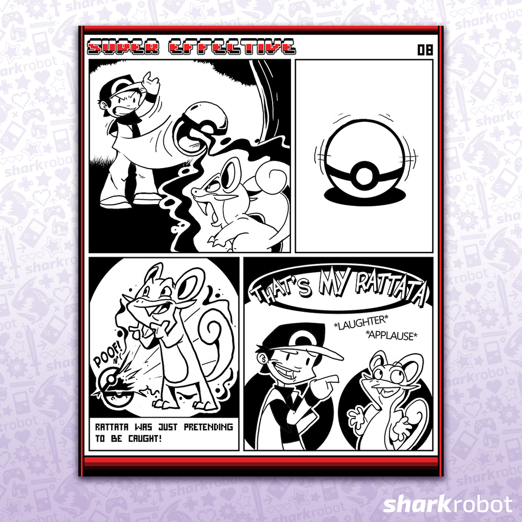 Super Effective Comic Print