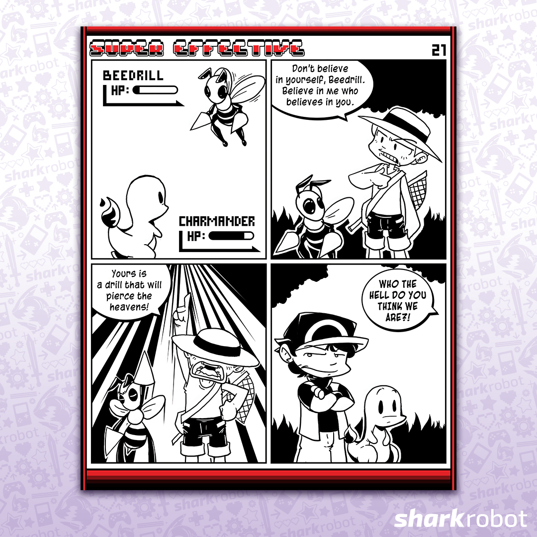 Super Effective Comic Print