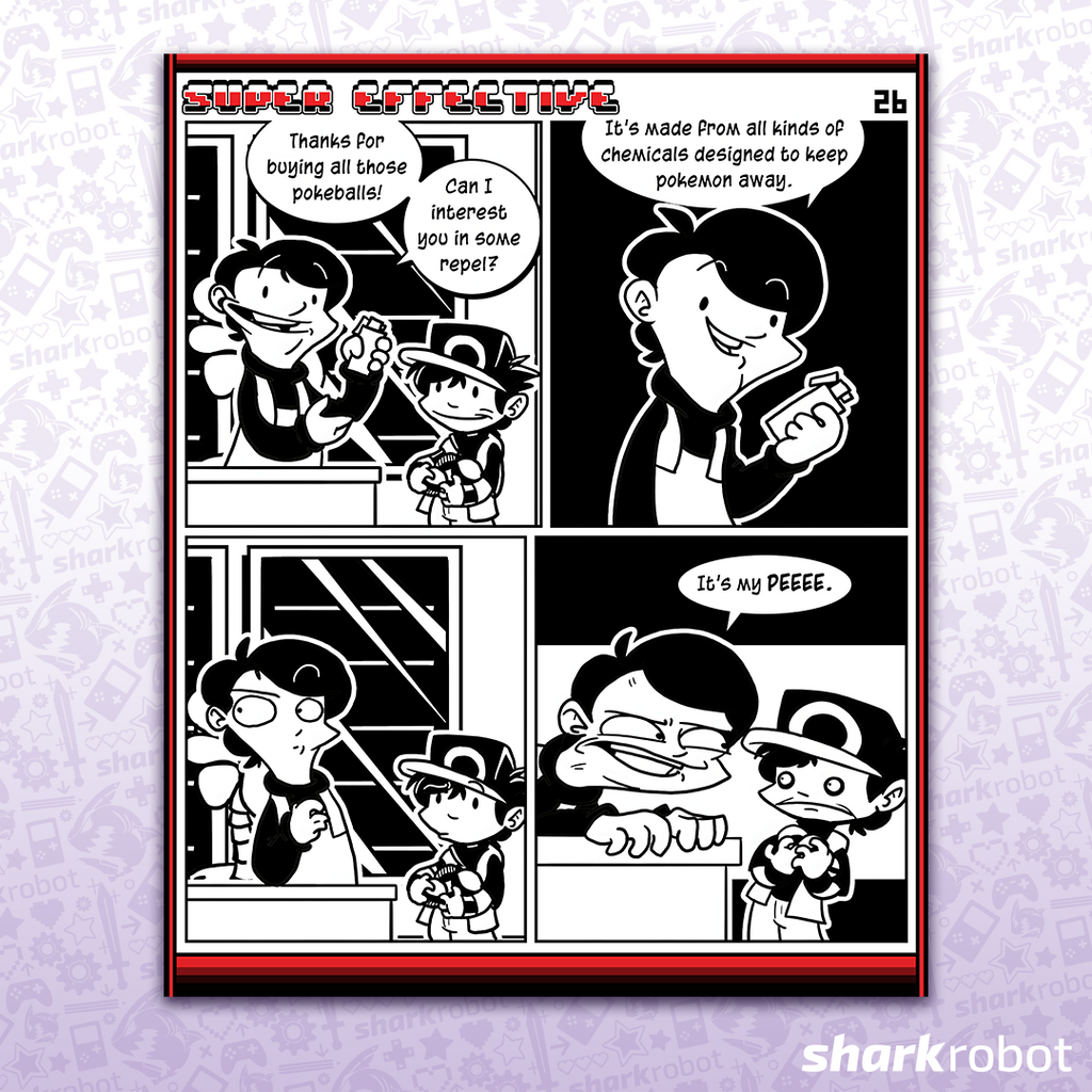 Super Effective Comic Print