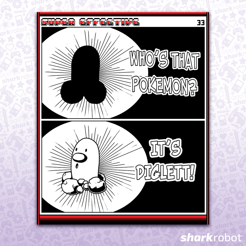 Super Effective Comic Print