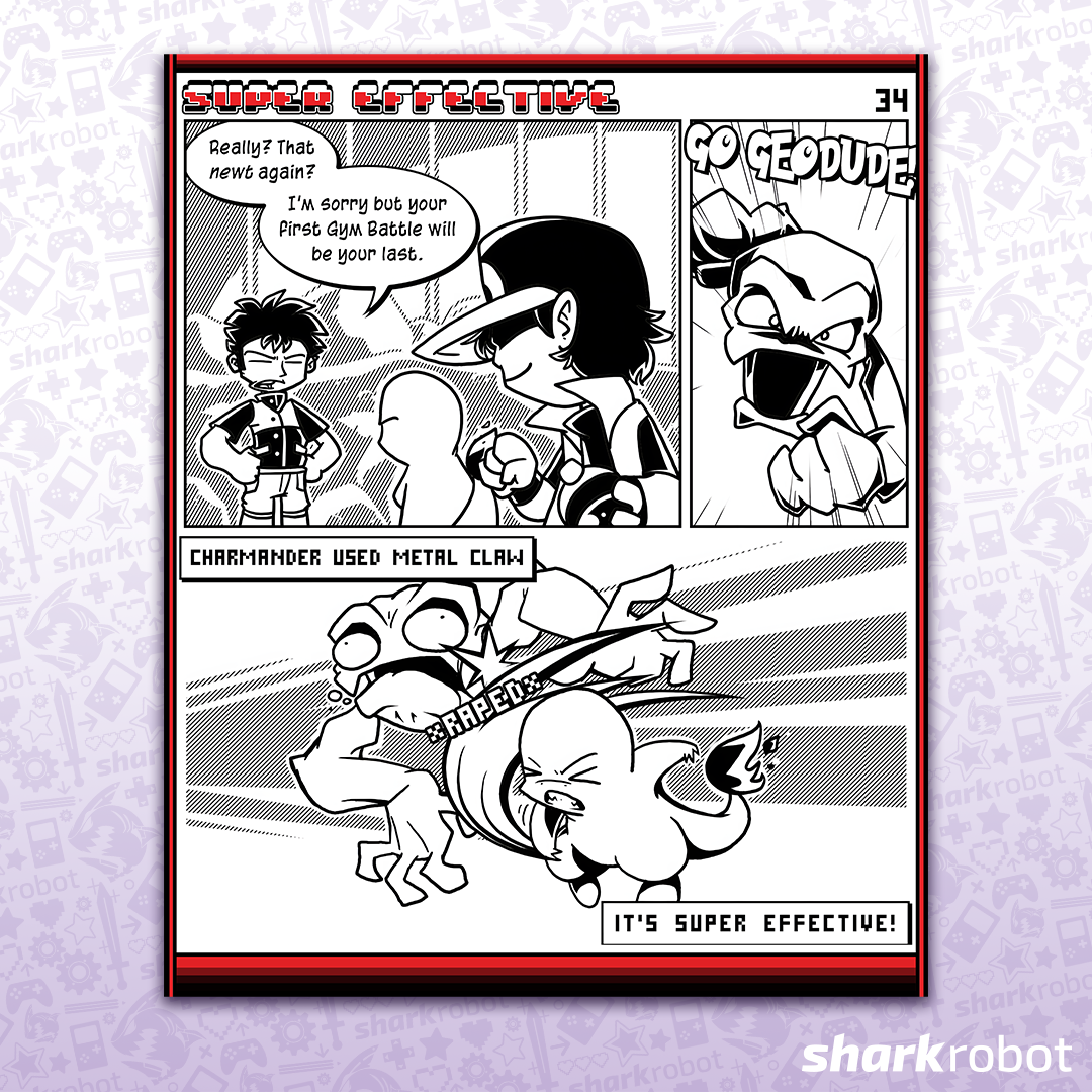 Super Effective Comic Print